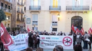 Protestas de los trabajadores del IVVSA