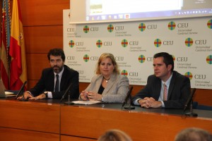 La concejala de Medio Ambiente durante la conferencia