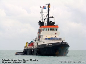 El remolcador Med Fos ya se encuentra en aguas de El Saler