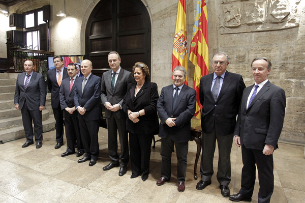 Las máximas autoridades valencianas y los representantes de la revista MIT Technology Review Las máximas autoridades valencianas y los representantes de la revista MIT Technology Review