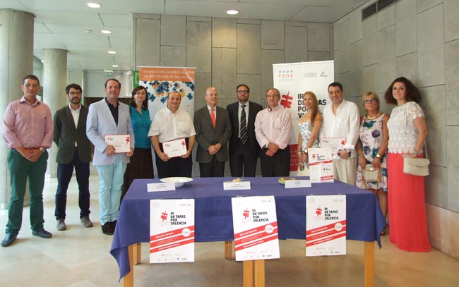 Premiados y colaboradores tapas