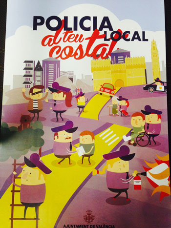 1022. cartel policia local al teu costat