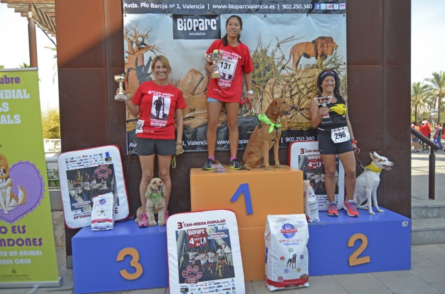Ganadoras femeninas - 3 CAN-RRERA popular de Valencia