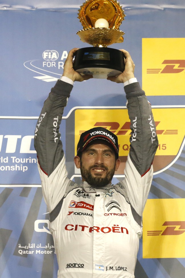 José María López, campeón del mundo con Citroën C - Elysee