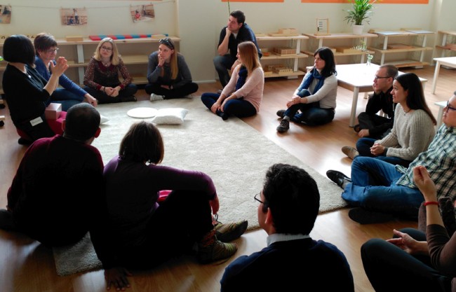 puertas abiertas Imagine Montessori School Valencia aula