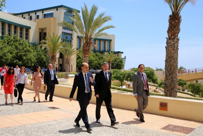 Soler y Puig visitaron la Ciudad de la Luz