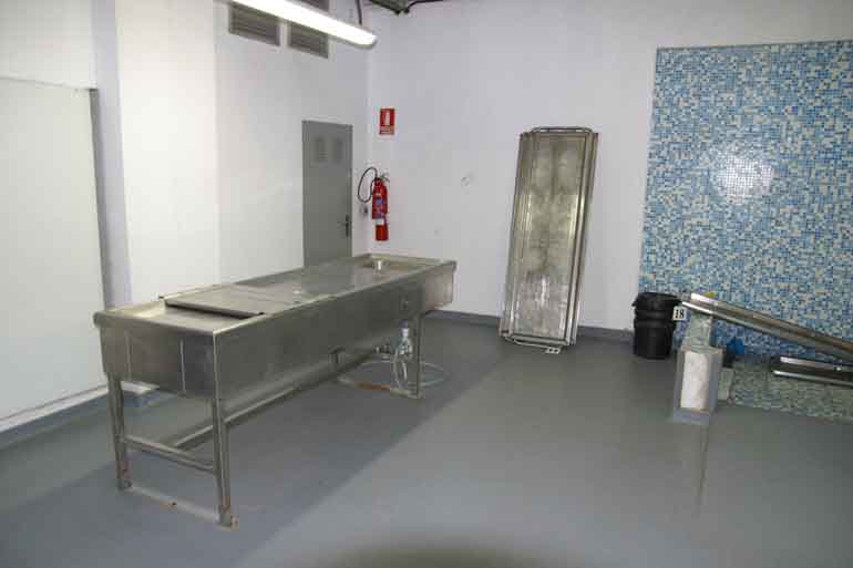Tanatorio Municipal de València. Sala de tanatopraxia