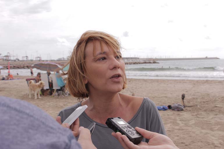 Pilar Soriano a la PlatjaCan de Pinedo