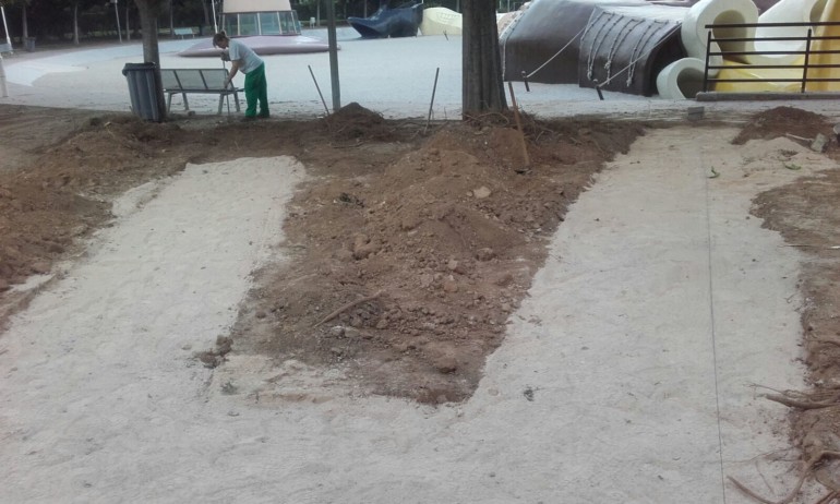 Obres al Parc Gulliver