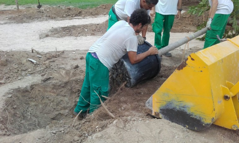 Obres al Parc Gulliver