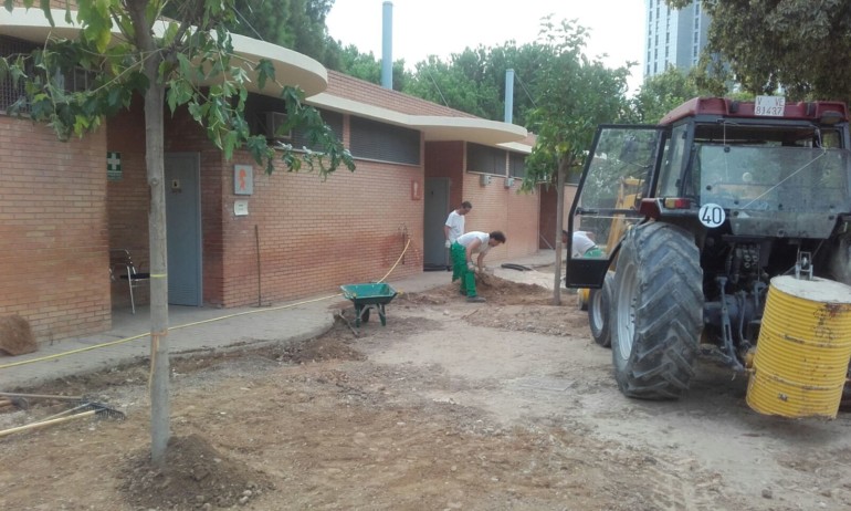 Obres al Parc Gulliver