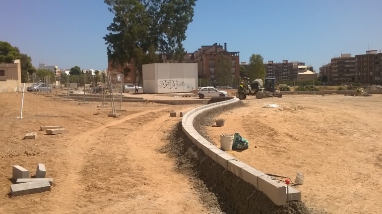 Les obres del Parc Lineal de Benimàmet conclouran a principi de 2018