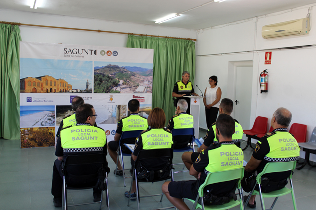 La Policía Local de Sagunto se adherirá próximamente al SICTED (Sistema Integral de Calidad Turística en Destino)