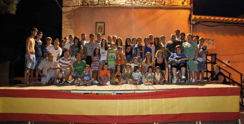 Los vecinos de Villatorcas, en las fiestas de 2016