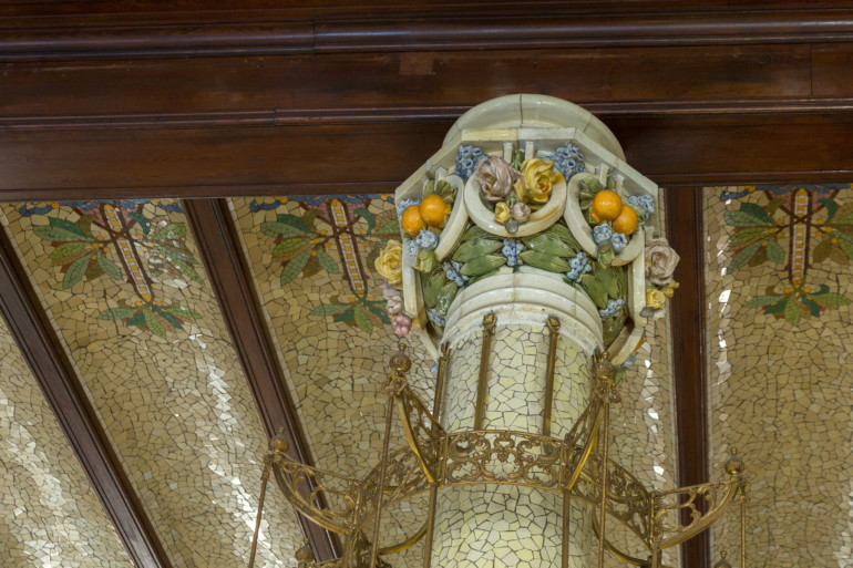 Estación del Norte. Vestíbulo (detalle)