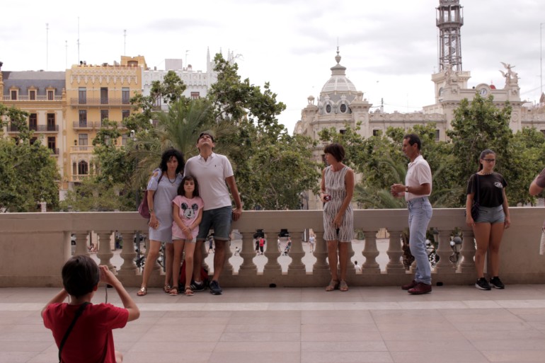 Visites al Balcó de l'Ajuntament de València