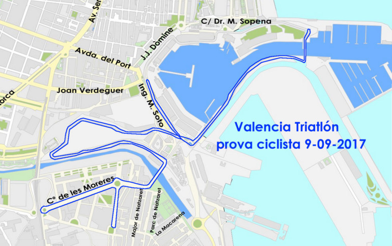 Plano del València Triatlón