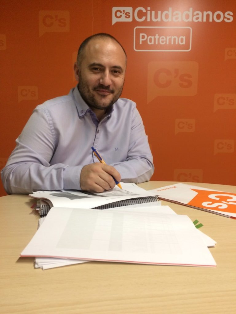 Jorge Ochando, concejal de Ciudadanos en el Ayuntamiento de Paterna.