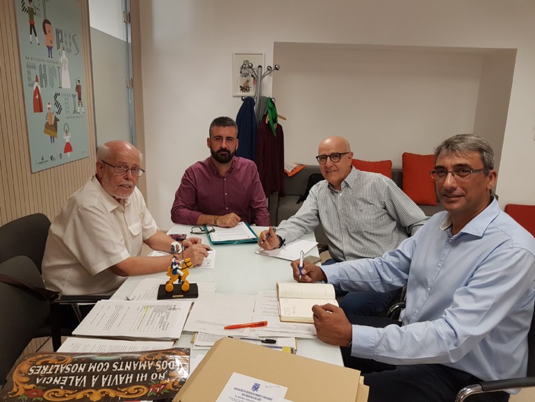 Pere Fuset amb Federacions d'Especial i de Primera A