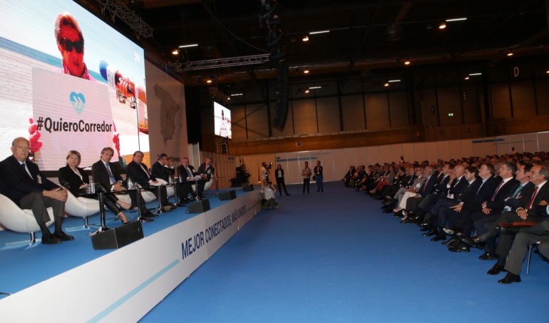 Puig pidió al Gobierno acelerar más con el Corredor Mediterráneo