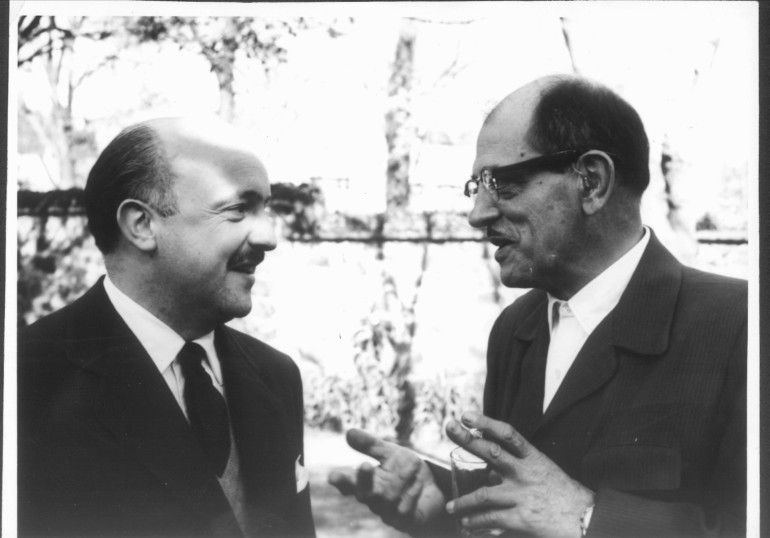 Luis Buuel con Ricardo Muoz-Suay (productor ejecutivo de varias de las pelculas de Buuel, y gran amigo)
©Archivo Ricardo Muoz-Suay