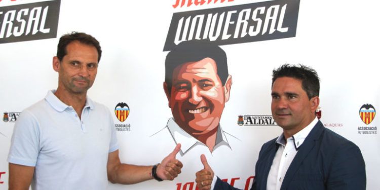 Fernando Giner i Juan Sànchez participaren recentment en un homenatge a Jaume Ortí. Foto: Javier Furió