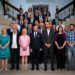 Nueva foto de familia de la Diputación de Valencia, ya con Gaspar y Torró en el grupo.
