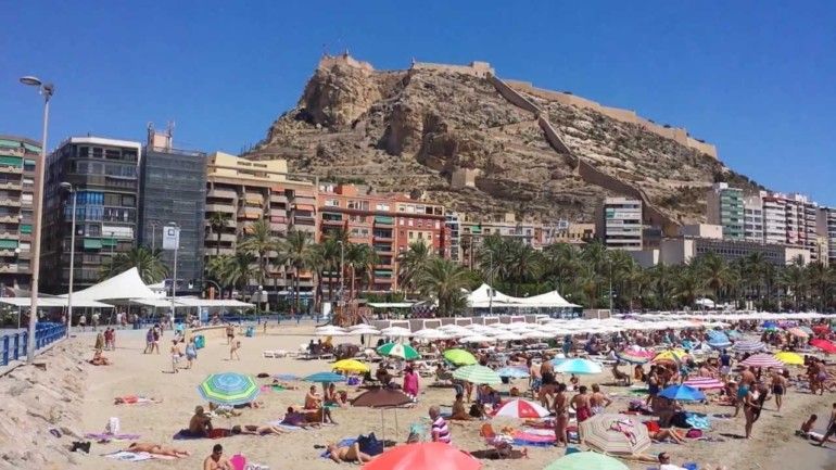 playa postiguet Alicante