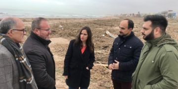 Belén Hoyo y Fernando de Rosa (PP) llevarán al Congreso las reivindicaciones de la Ribera y la Safor tras el temporal Gloria