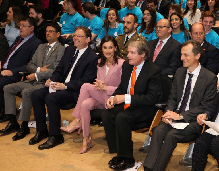 Reina Letizia y Ximo Puig