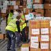 Llegan a Valencia 65 toneladas de material sanitario