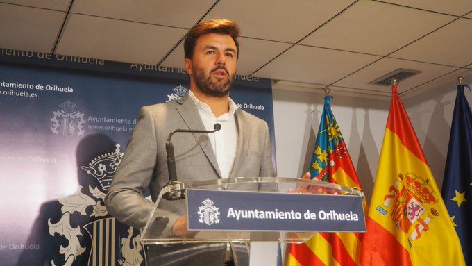 El portavoz del Equipo de Gobierno del ayuntamiento de Orihuela, José Aix