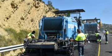 obras asfaltado N-232