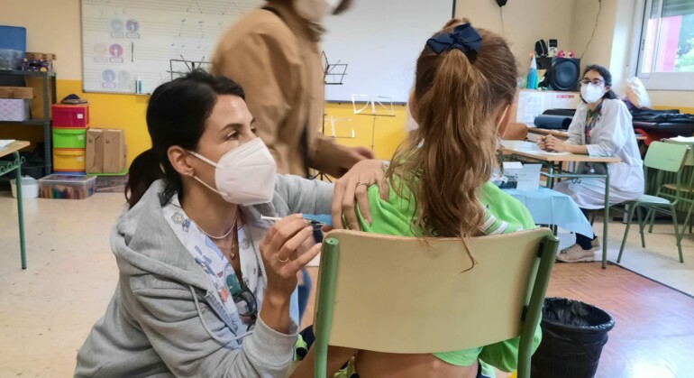Vacunacion Pediatrica en el Eusebio Sempere de Alicante