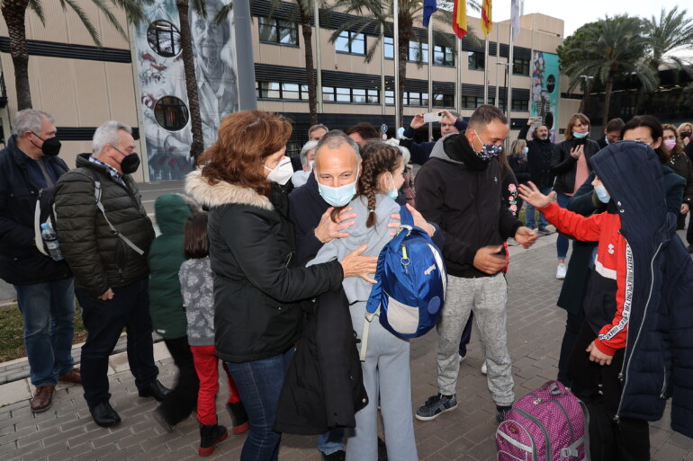 llegada refugiados Ucrania a Valencia