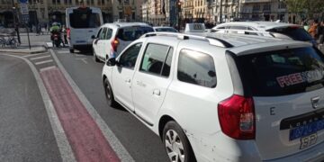 manifestación de taxistas