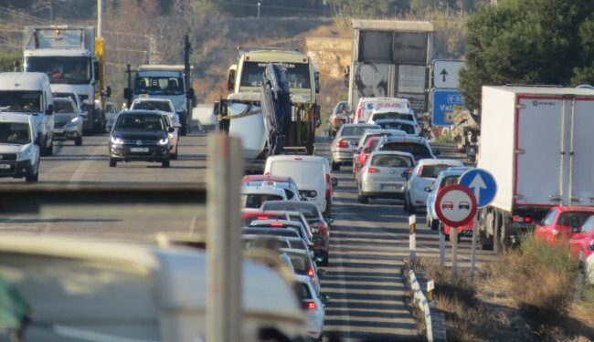 tráfico denso en la Comunitat Valenciana