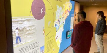 El nuevo mapa geológico del MUPE, el más grande de la provincia de Alicante
