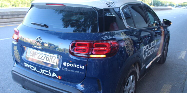 Coche patrulla de la Policía Nacional
