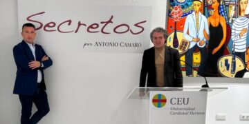 Inauguración en el Palacio de Colomina de la exposición 'Secretos' de Antonio Camaró