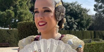 Silvia Chinchilla, fallera mayor de Ministro Luis Mayans-Platero Suárez y Almazora