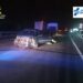 Coche accidentado por esquivar al que circulaba en sentido contrario en la A-7