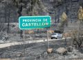 El incendio iniciado en Villanueva de Viver (Castellón) cumple una semana y un día tras arrasar 4.700 hectáreas. EFE/ Manuel Bruque