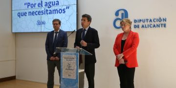 Carlos Mazón valora la admisión a trámite del recurso contra el recorte del trasvase por el Supremo