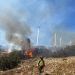 incendio de un aerogenerador en Barracas