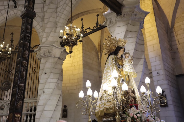 Visita de la Virgen de los Desamparados a Villena