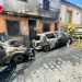 Incendio de 4 coches en La Nucia