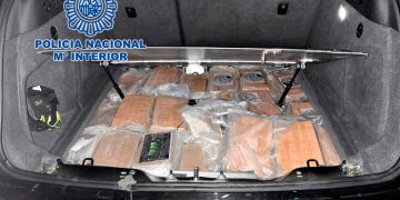 Cocaína encontrada en un coche en L'Eliana