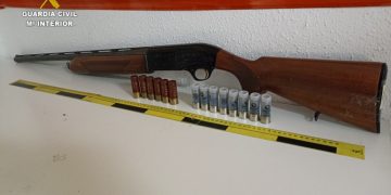 Arma de fuego intervenida al prófugo