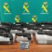 Armas aprehendidas en un comercio de Gandia